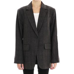 GIACCA CHECKED MOLLY BRACKEN NERO